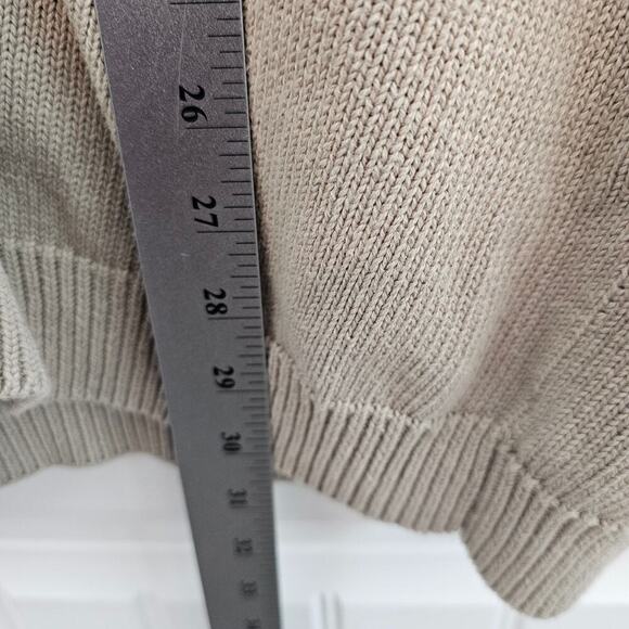 Vintage Antigua Sweater Vest Mens XL 90s Geometric Tan Preppy Academia Grandpa - Picture 7 of 8